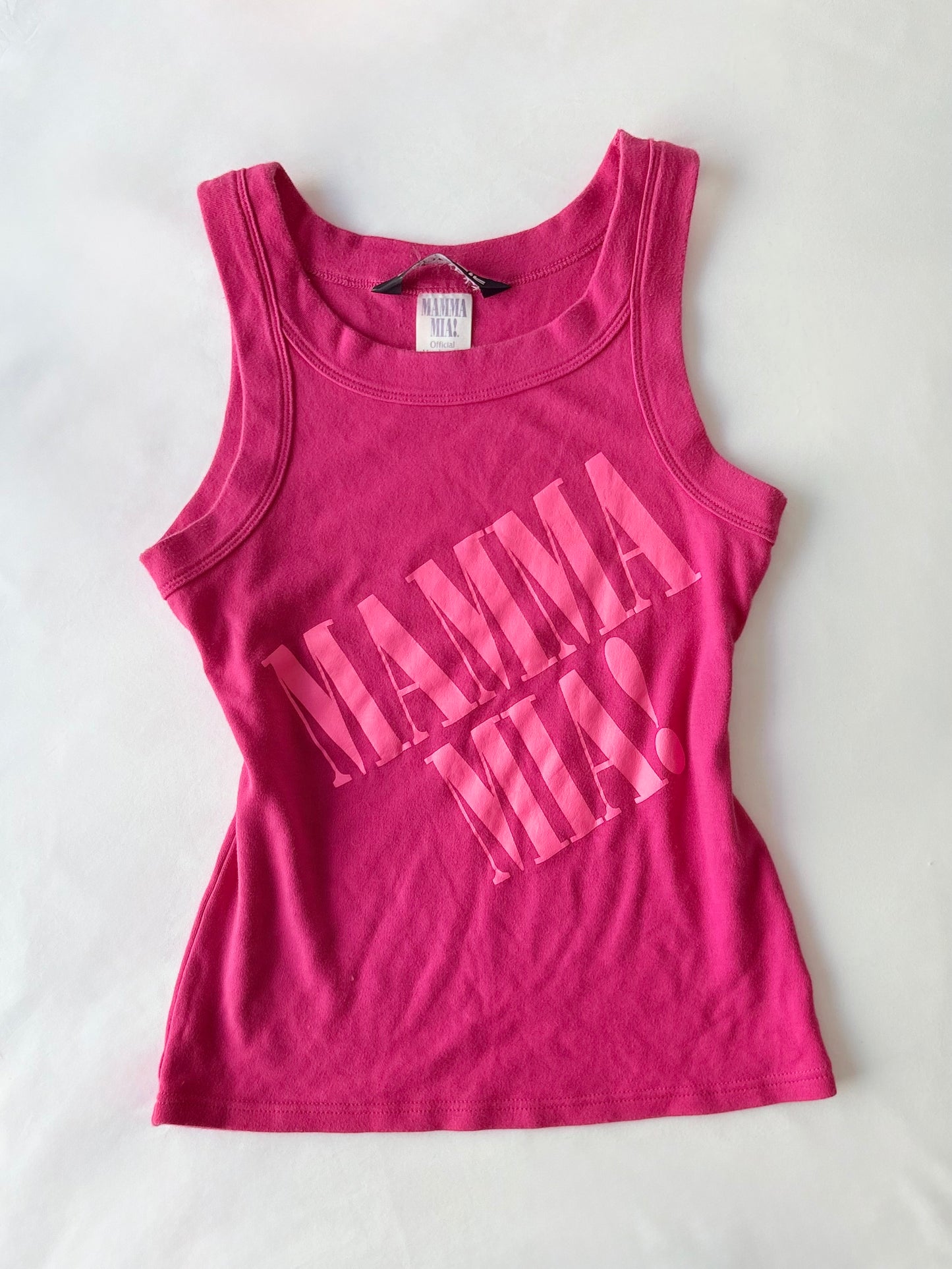 00’s Mamma Mia hot pink tank | Size medium
