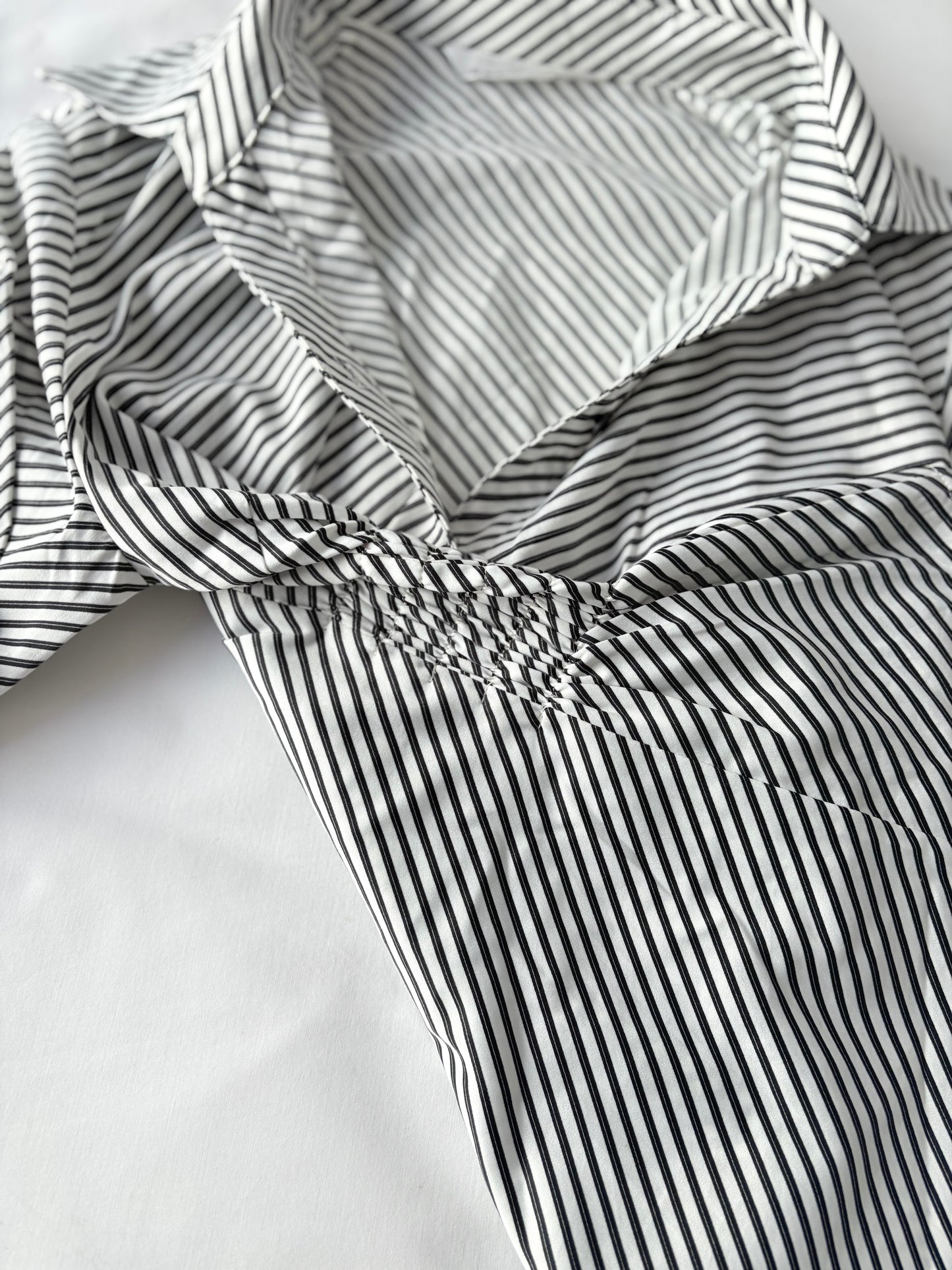 00’s Striped cinched shirt | Size 12