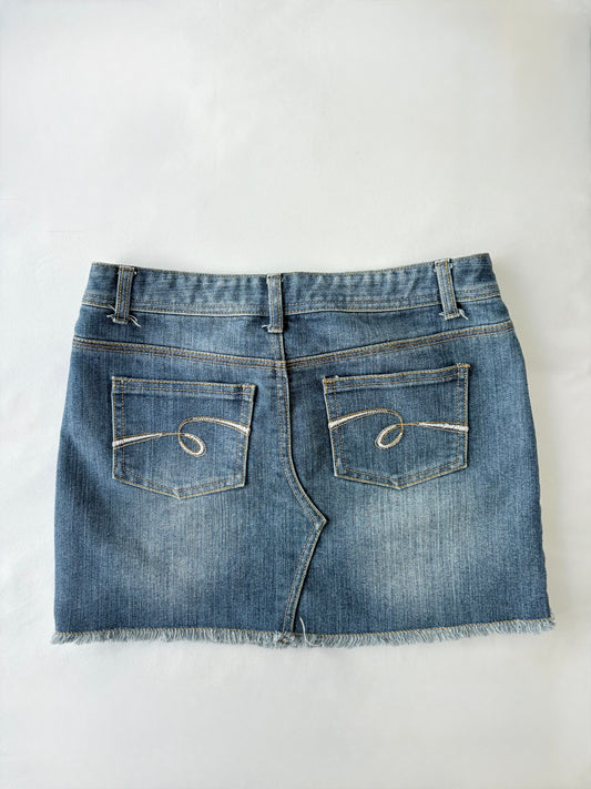 00’s Expressions denim skirt | Size 8