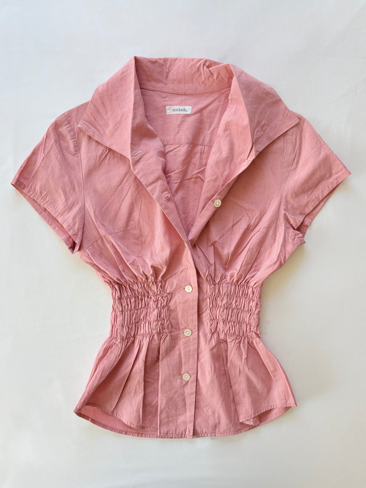 00’s Accusé cinched shirt | Size 10