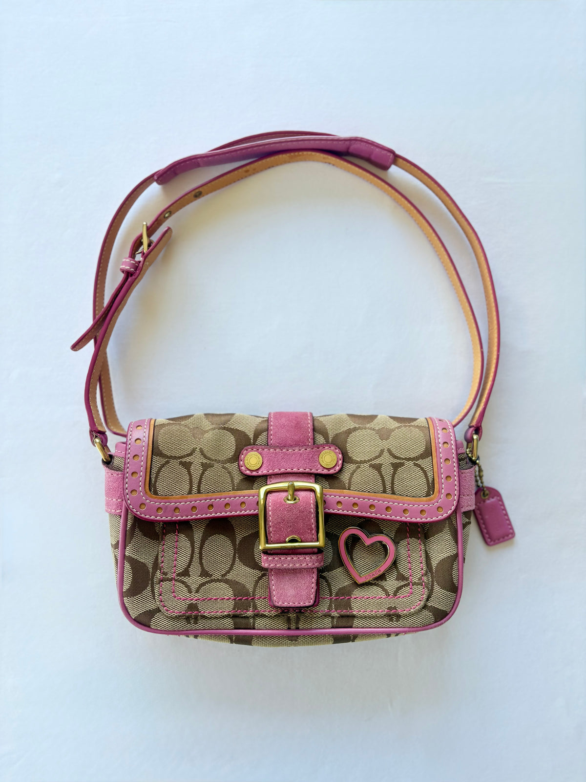 2004 Coach soho heart signature bag