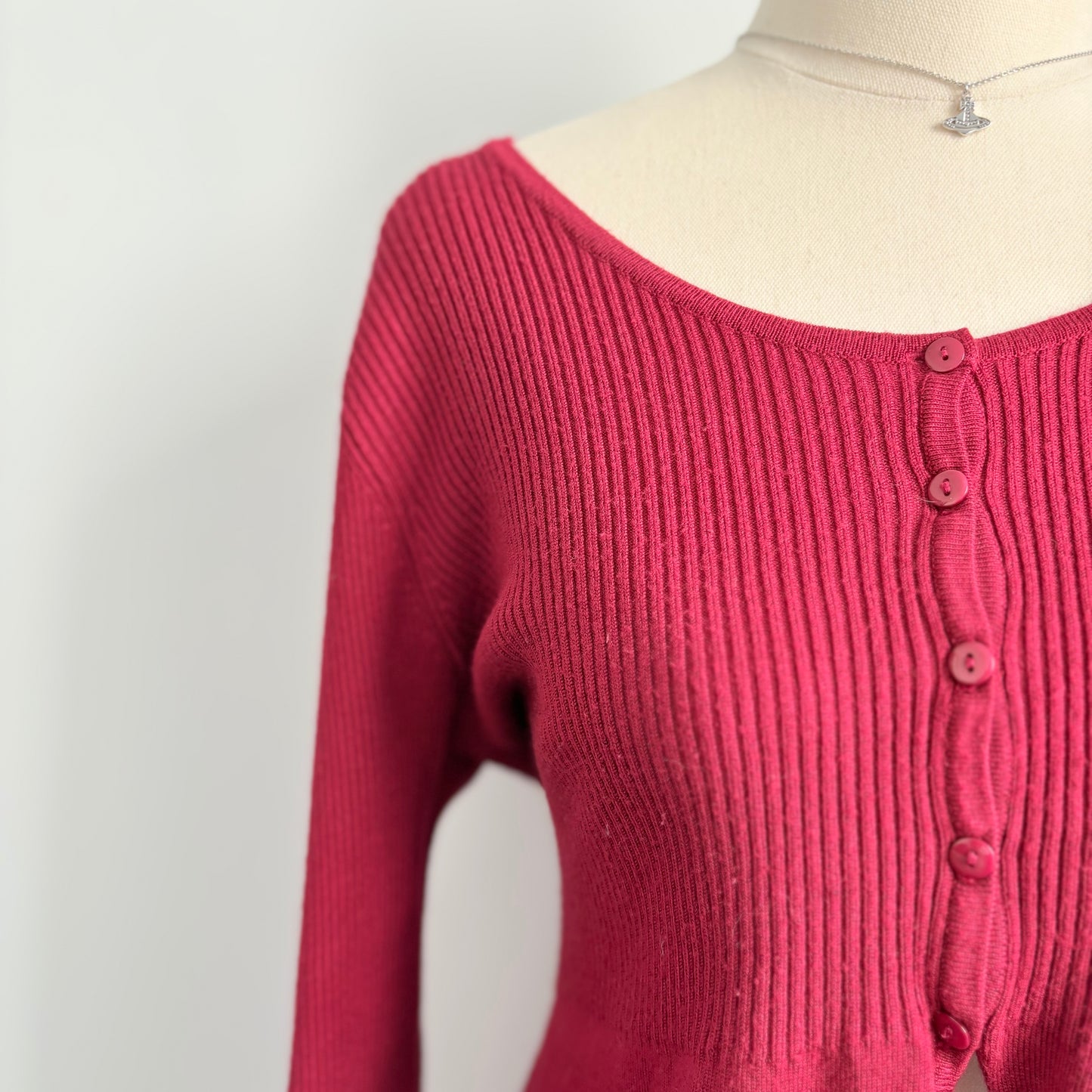 00’s Capture babydoll split front cardigan | Size medium