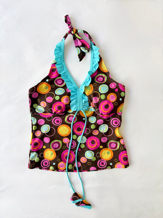 00’s Spiral halter top | Size XS