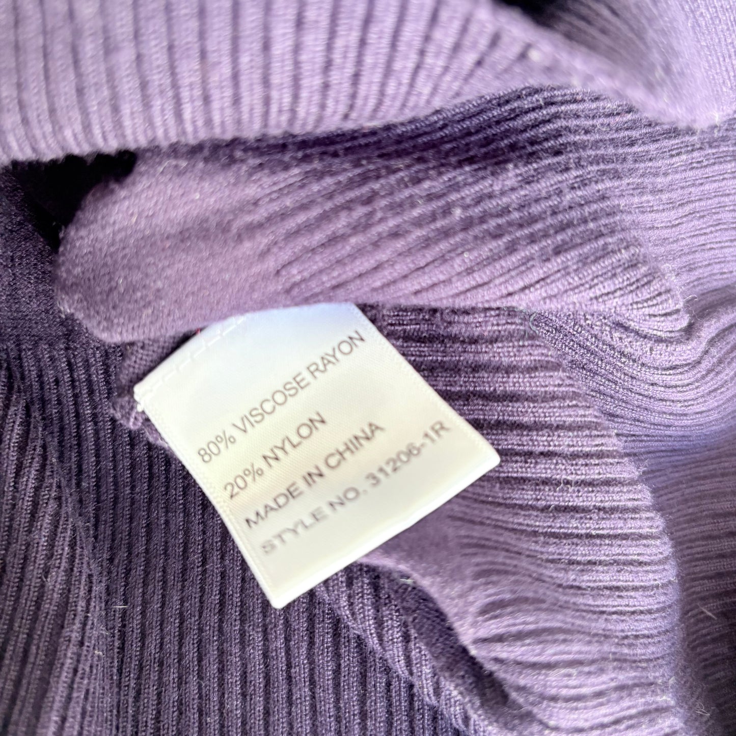 00’s Purple crossover knit | Size 10