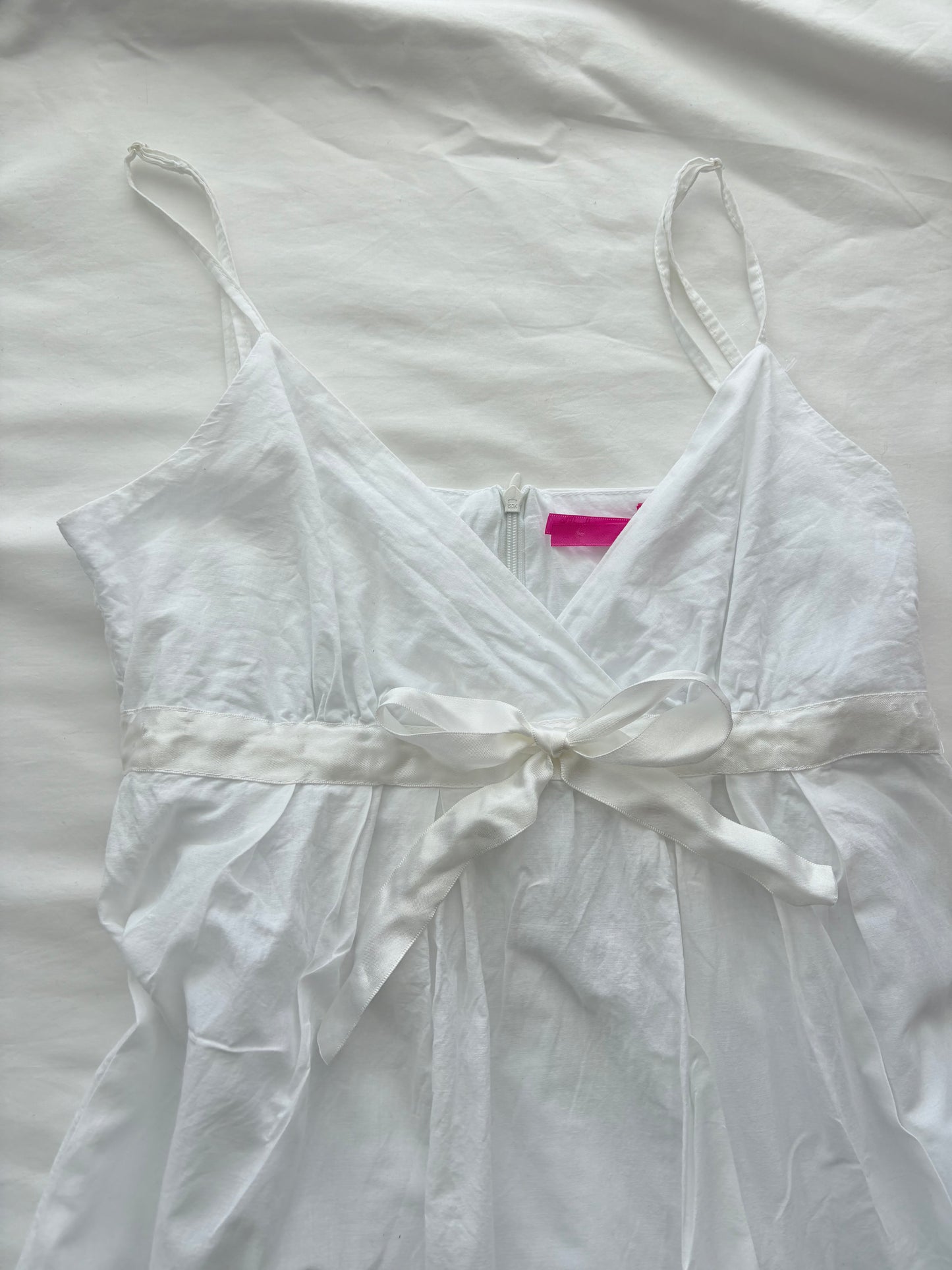 White babydoll mini dress | Size 10