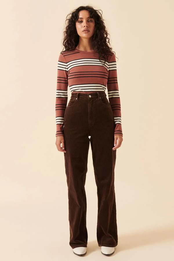 Rollas brown cord pants | Size 10