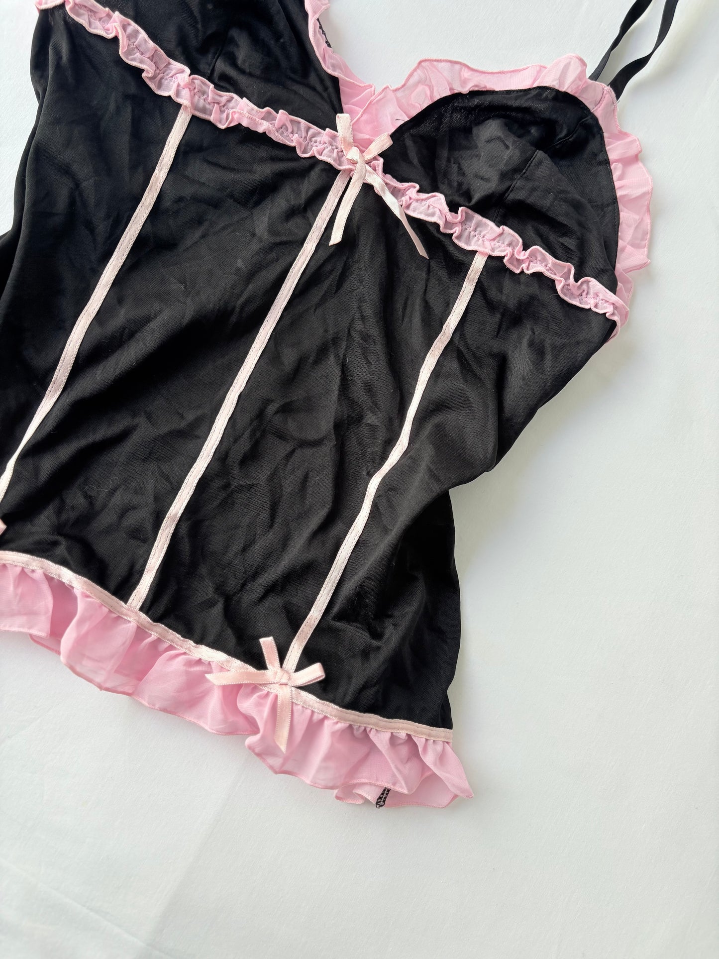 00’s Ruffle bow Japanese cami | Size 12