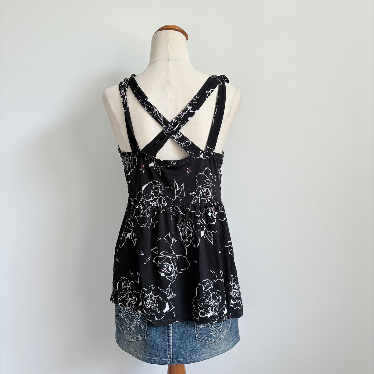 00’s Torrid babydoll floral top | Size 12-14