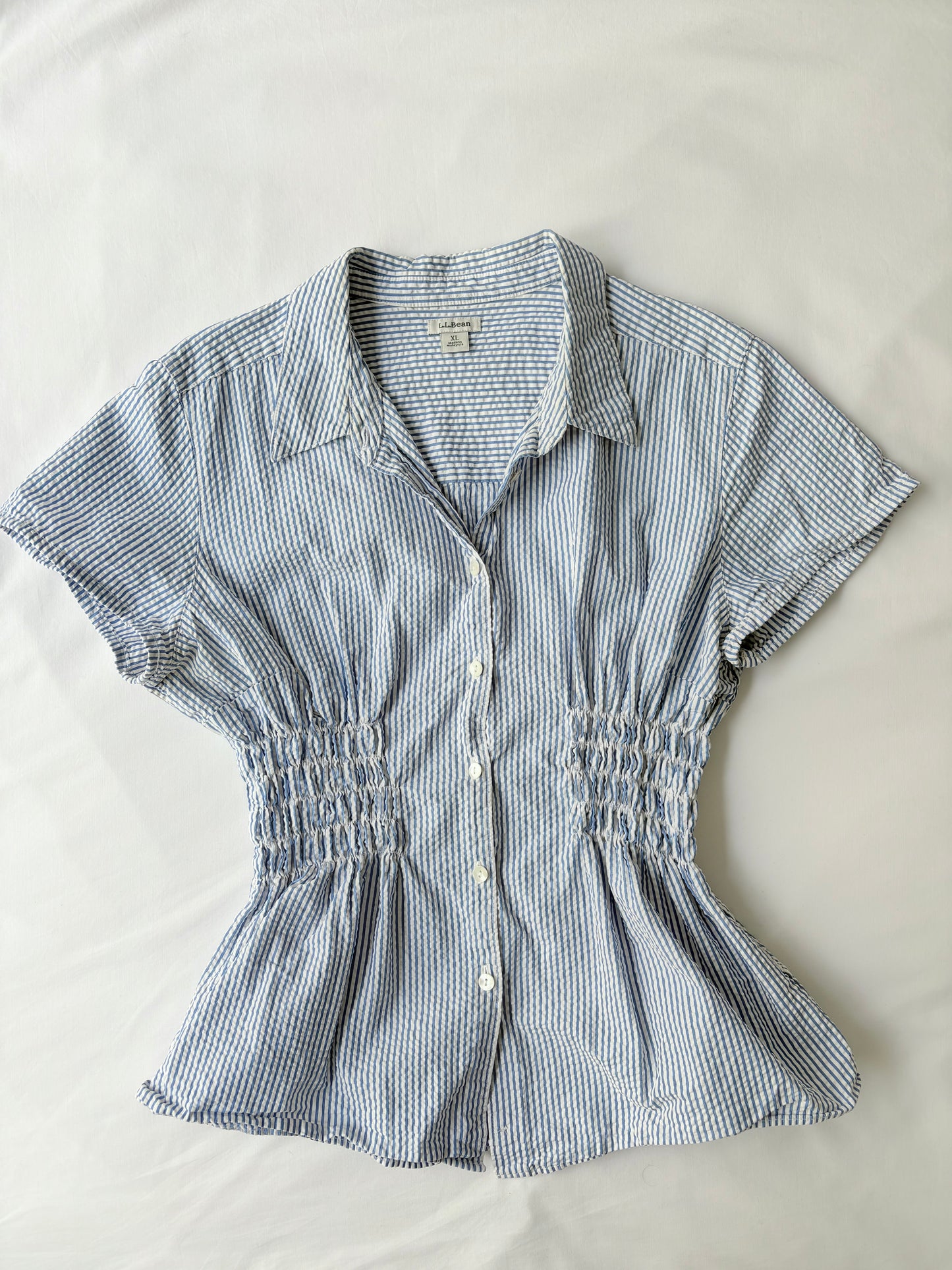 00’s LL Bean cinched shirt | Size 14