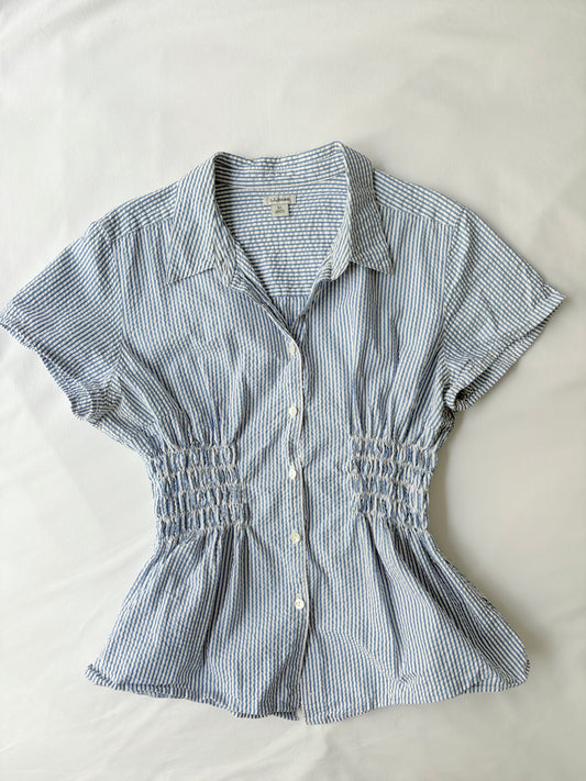 00’s LL Bean cinched shirt | Size 14