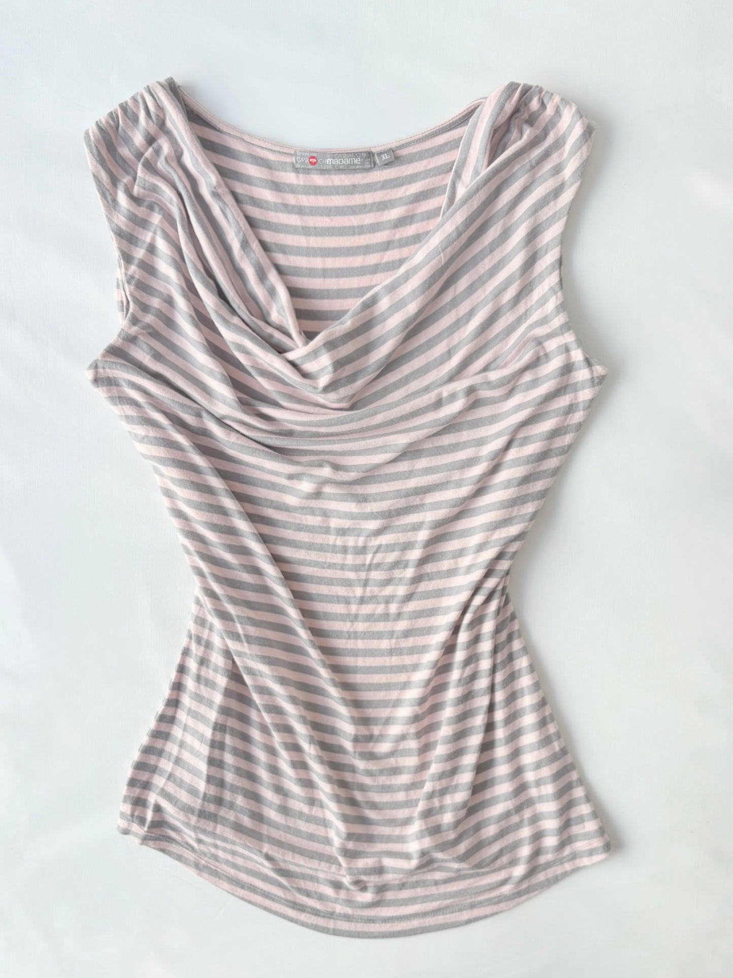 00’s Madame cowl neck tank | Size 14