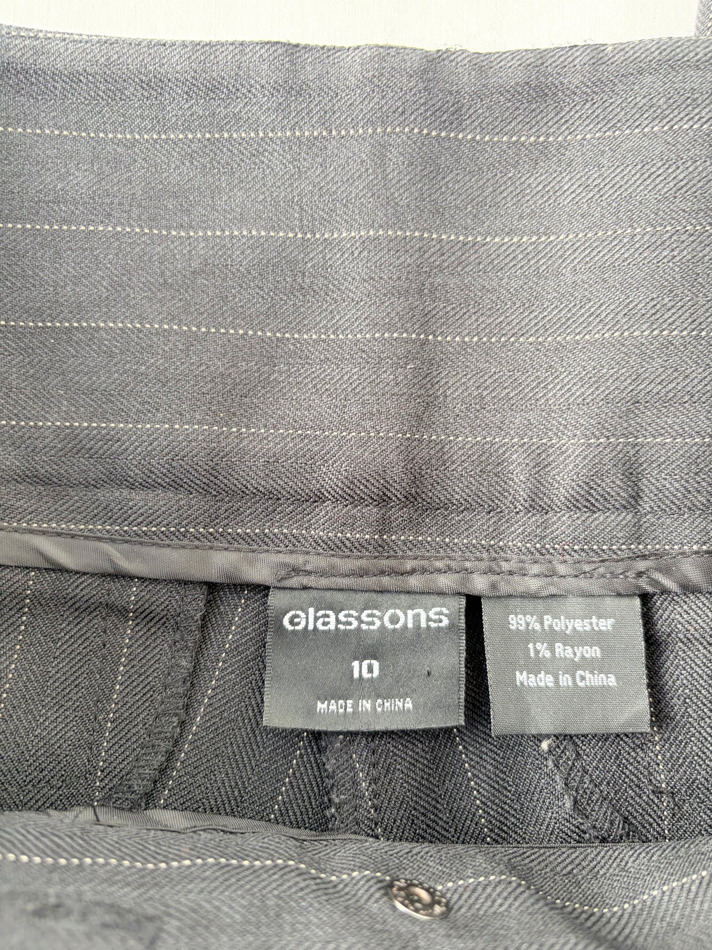 00’s Glassons pinstripe pants | Size 10