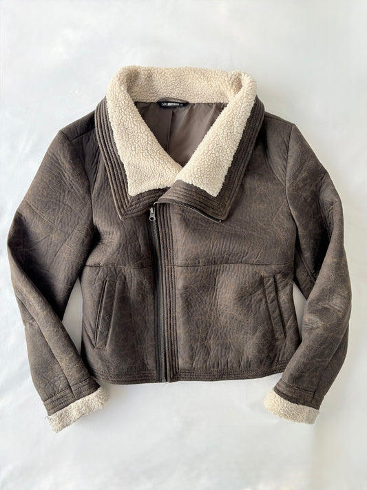 00’s Sherpa brown jacket | Size medium