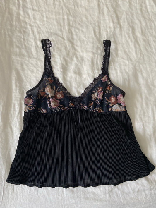 Babydoll pleated cami | Size large