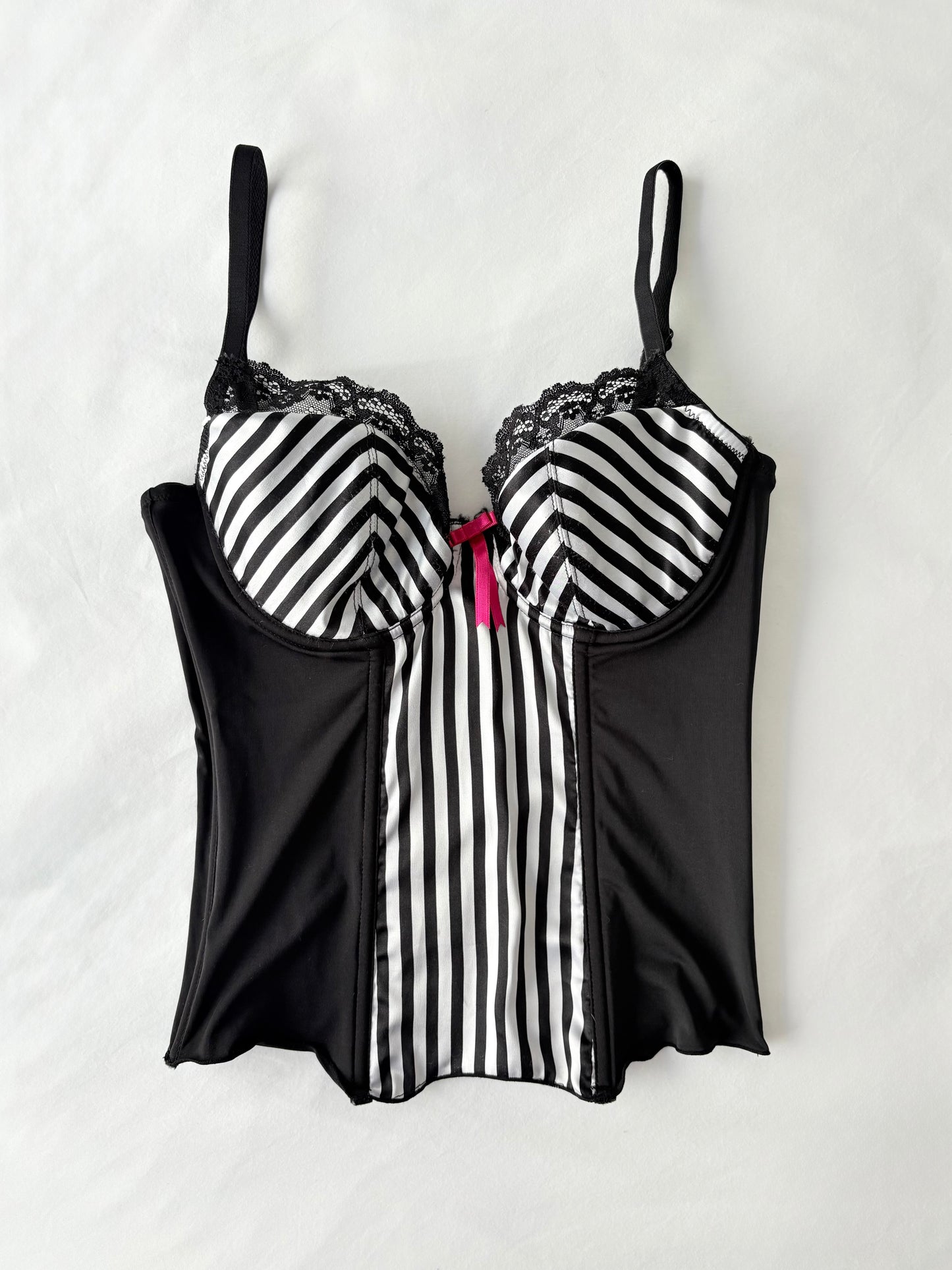 00’s Short Stories striped corset | Size 12B