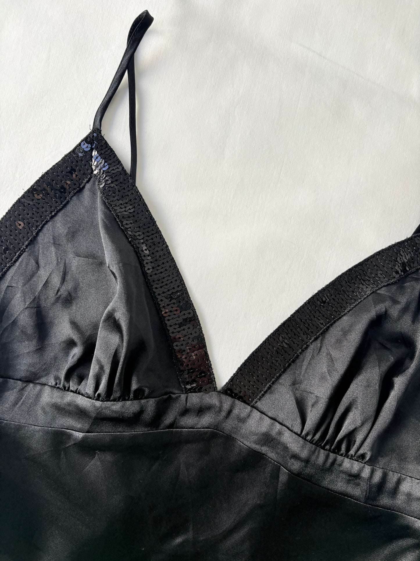 00’s Sequin low back cami | Size 12