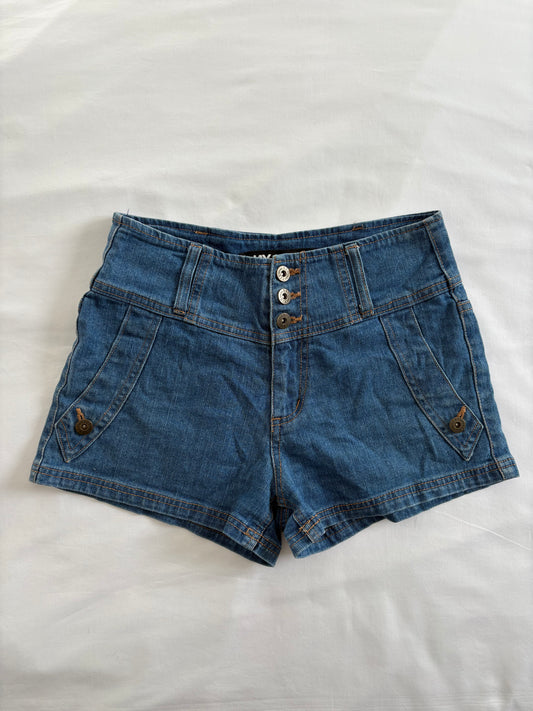 00’s High waisted micro shorts | Size 10