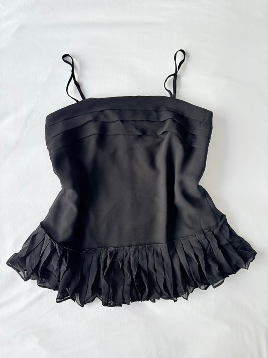 00’s Banana Republic ruffle cami | Size 10-12