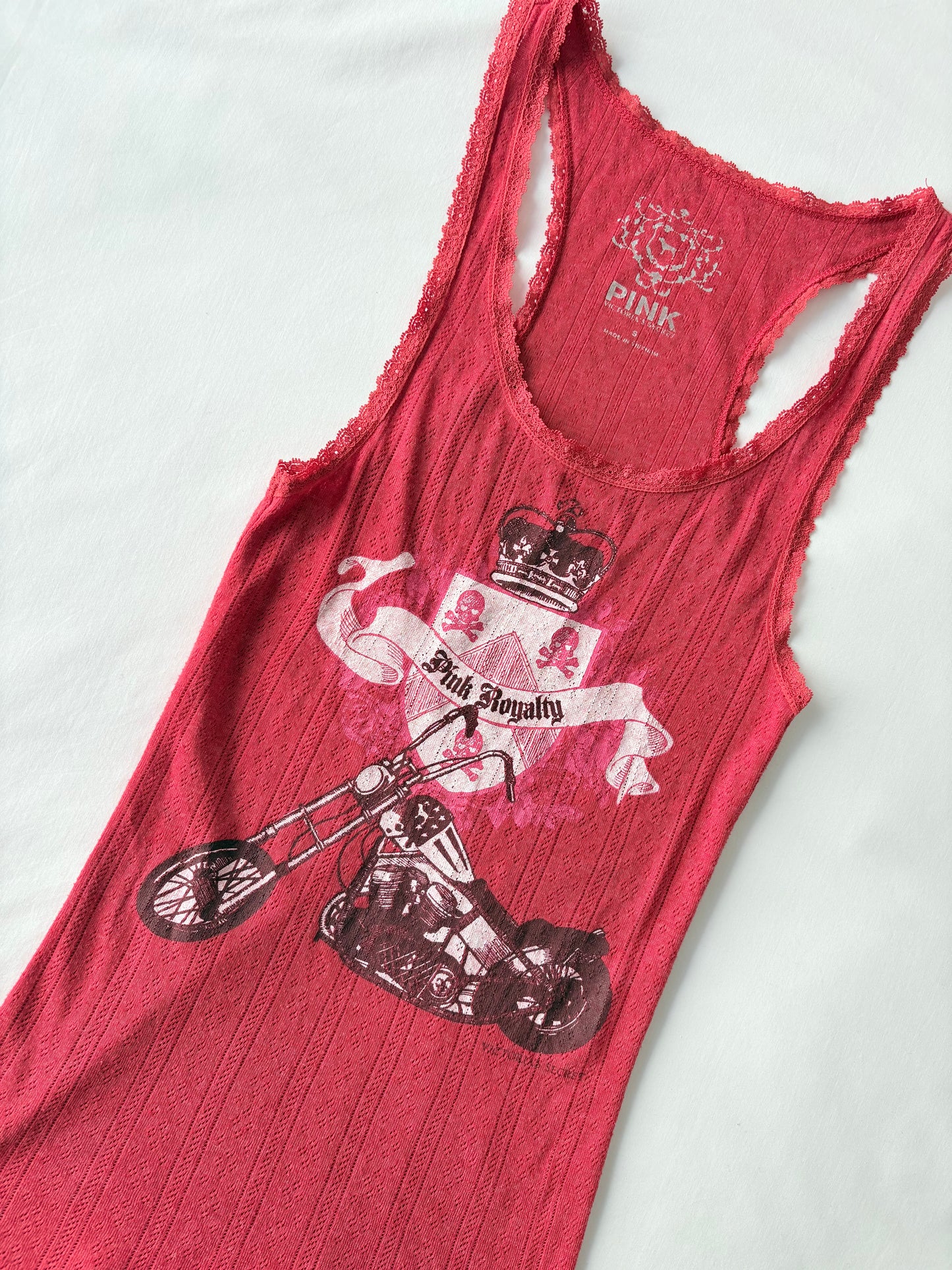 00’s VS PINK pointelle tank | Size small