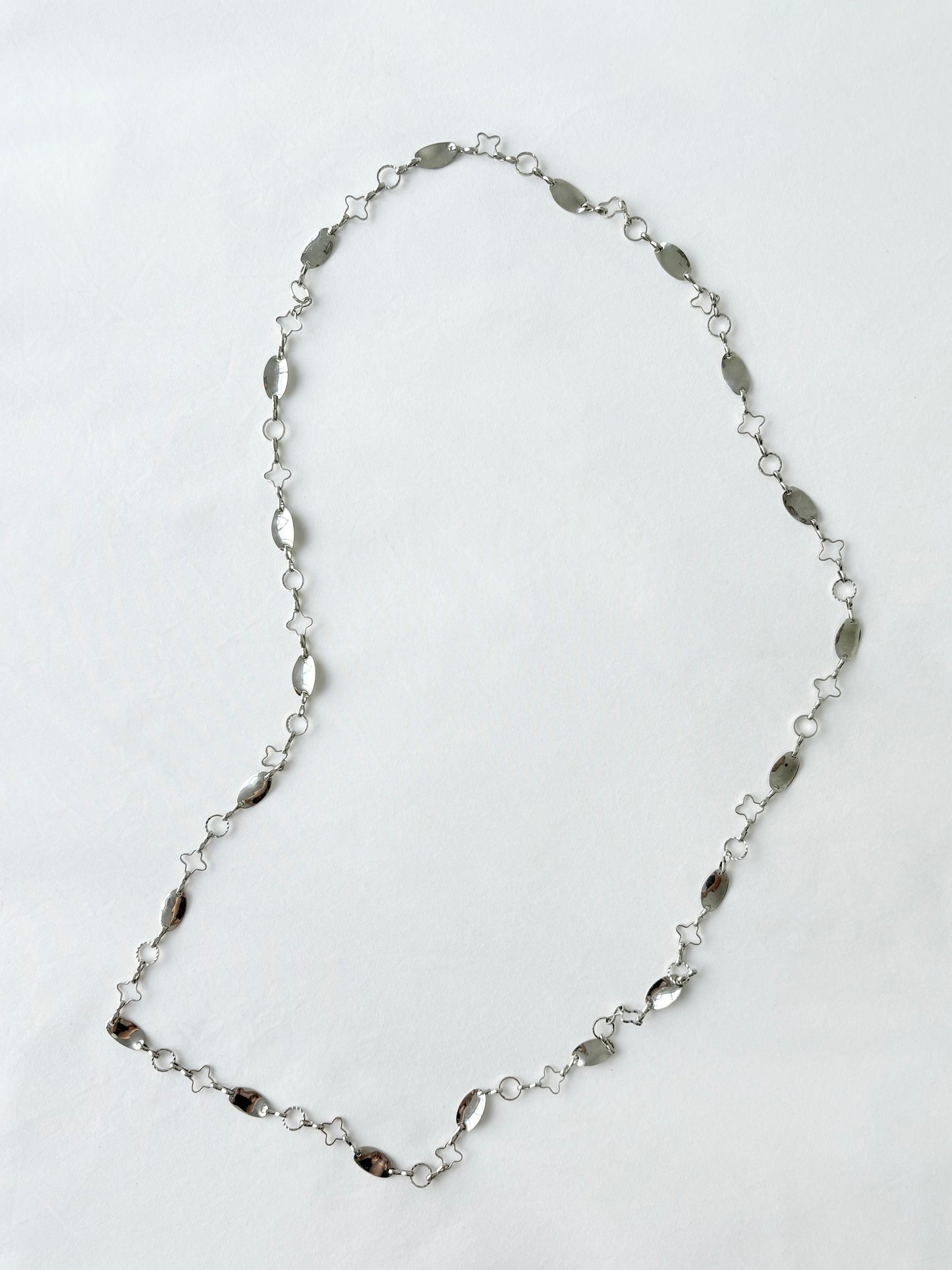 00’s Silver belly chain/belt | Size 10-12