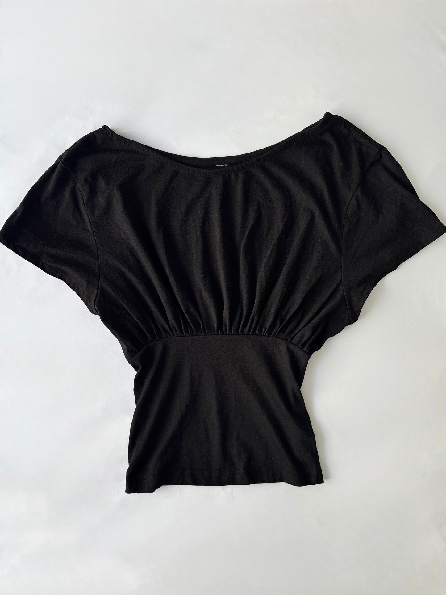 00’s Reworked black off the shoulder top | Size 8