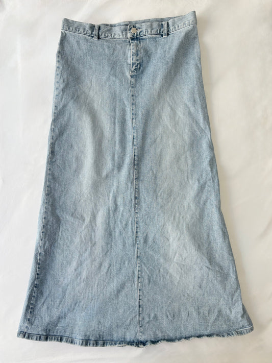 00’s Glassons denim maxi skirt | Size 12