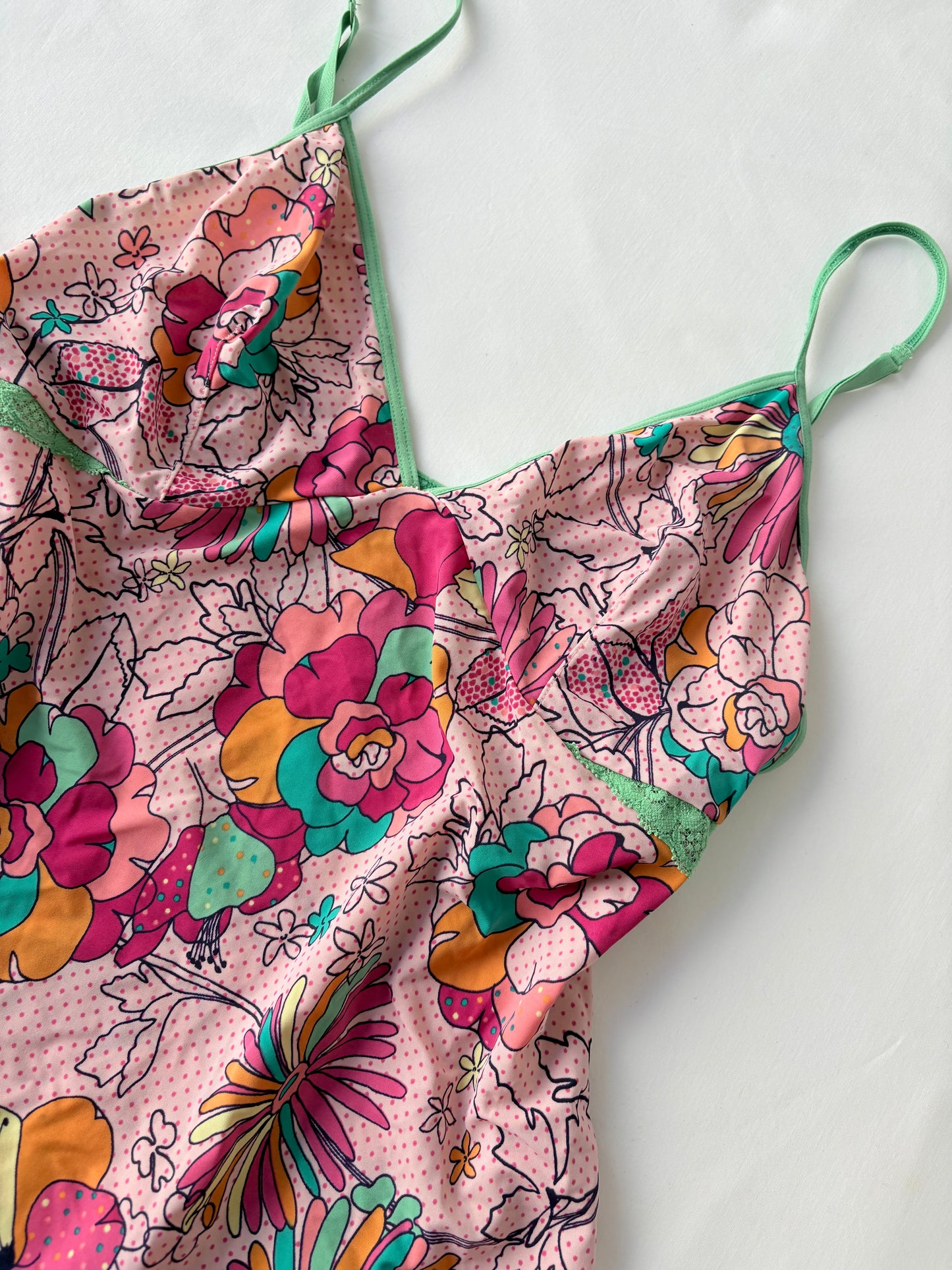 00’s Hey Sister patterned cami | Size 14-16